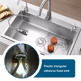 Create idea 2pcs Accessories for Sink Reinforcement Fit Standard Sink Faucets 36mm Inner Diameter Interfaces High-Quality Resin Plastic Material Stability Reduce Wobbling for Sink Faucets