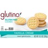 Glutino Cookies Gluten Free Vanilla Creme - 10.6 oz (Pack of 3)