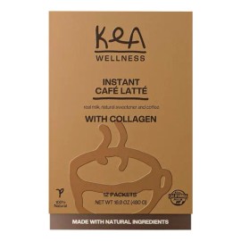 Kea Wellness Café Latte Con Colágeno 12 Sobres