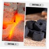 Totority Bamboo Charcoal Tablets for BBQ Camping Lightweight Charcoal for