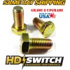 HD Switch (3 Pack) Blade Bolt fits Fits Hustler 781872 Super Z, Grade 8 Upgrade