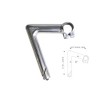 NITTO(日東) NP φ25.4/φ22.2 (旧 Pearl) φ22.2 90 SILVER ステム