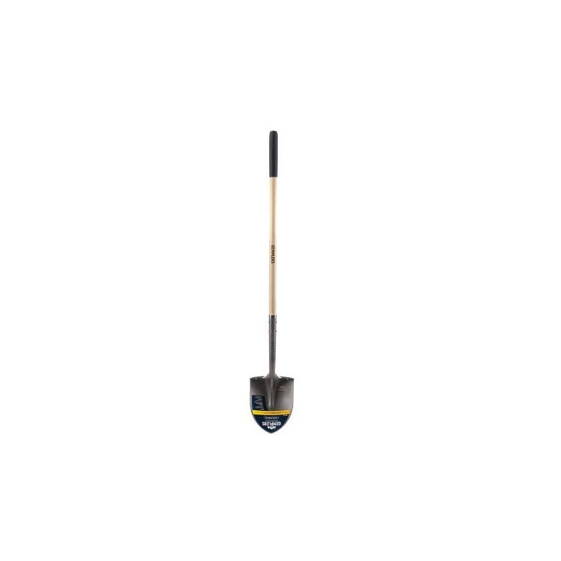 Gemplers Commercial Grade Round Point Shovel with Extended Socket (Wood