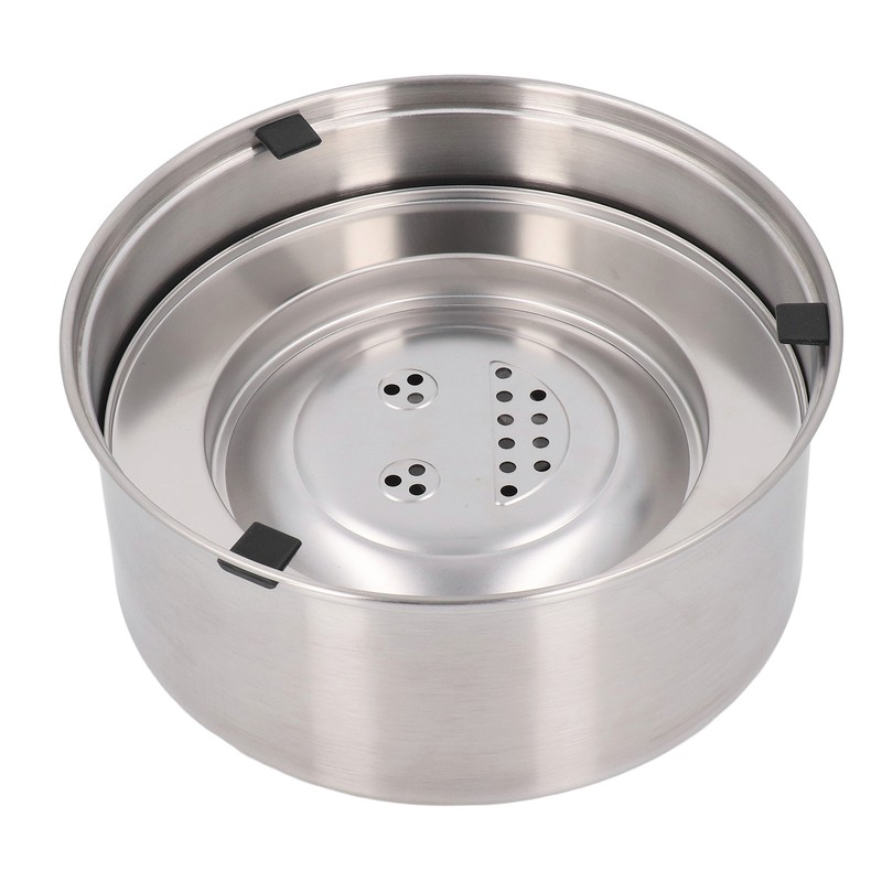 Dog Water Bowl Dispenser 304 Stainless Steel Spill Proof 3L