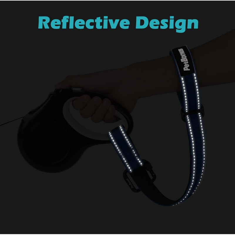 PetBonus Dog Leash Wrist Strap, Safety Strap for Retractable Leash,