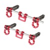 2PCS Aluminum Adjustable 1/10 RC Bumper Crawler Bumper with Fairlead