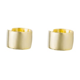 Round Polished Ear Cuff Cartilage Earrings for Women Girls 925 Sterling Silver Minimalist Open Small Hoop Adjustable Wrap Fashion Simple Holiday Party Jewelry for Friends