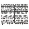 Stiles 122 2cm Standard Letters for Letter Boards, Plastic, Changeable