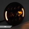 APEBAZY Motorcycle headlight, universal motorcycle LED headlight, angel eye, motorcycle