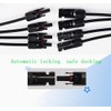 Solar connector Y branch parallel adapter Solar panel cable Photovoltaic