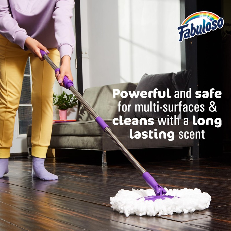 Fabuloso Multi-Purpose Cleaner & Floor Cleaner, 2X Concentrated, Lavender Scent,
