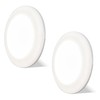 Facon 4.5" LED RV Puck Light Surface Mount - 2Pack,