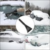 XIABYAYU Car Ice Scraper, Ice Scraper with Non-Slip Handle, Car