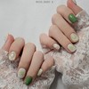 [M;H #] Spring Daisy handmade nail tips - Enter Lake