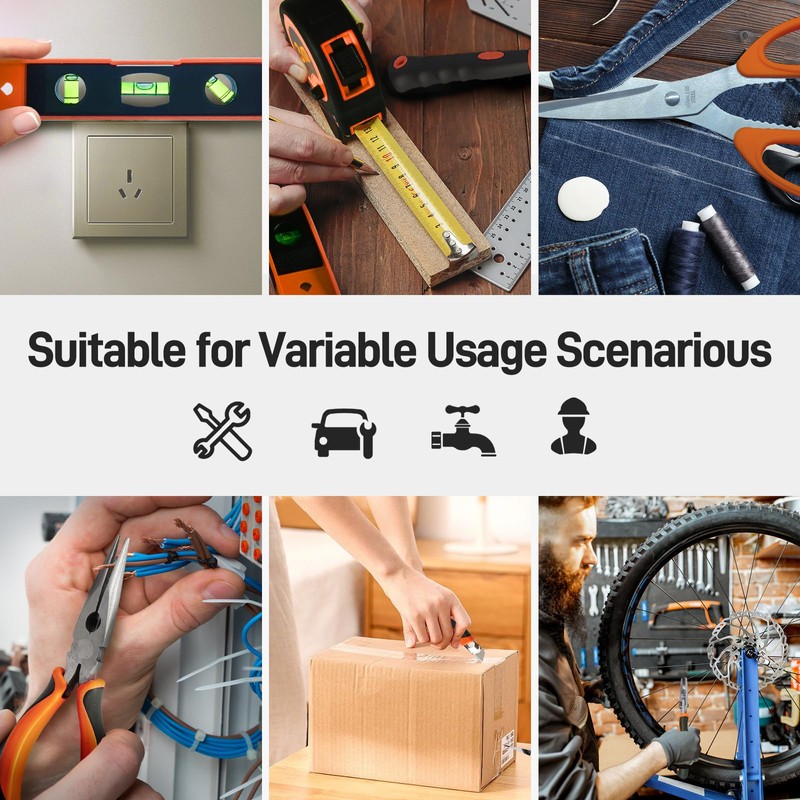 COMOWARE 218 Pcs Home Tool Kit - Basic Household Hand