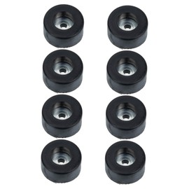 TEHAUX 8Pcs Speaker Spike Pad Durable Rubber Isolation Base for Amplifier Protection Shockproof Feet for Compact and Lightweight Design Replacement for Old Mats