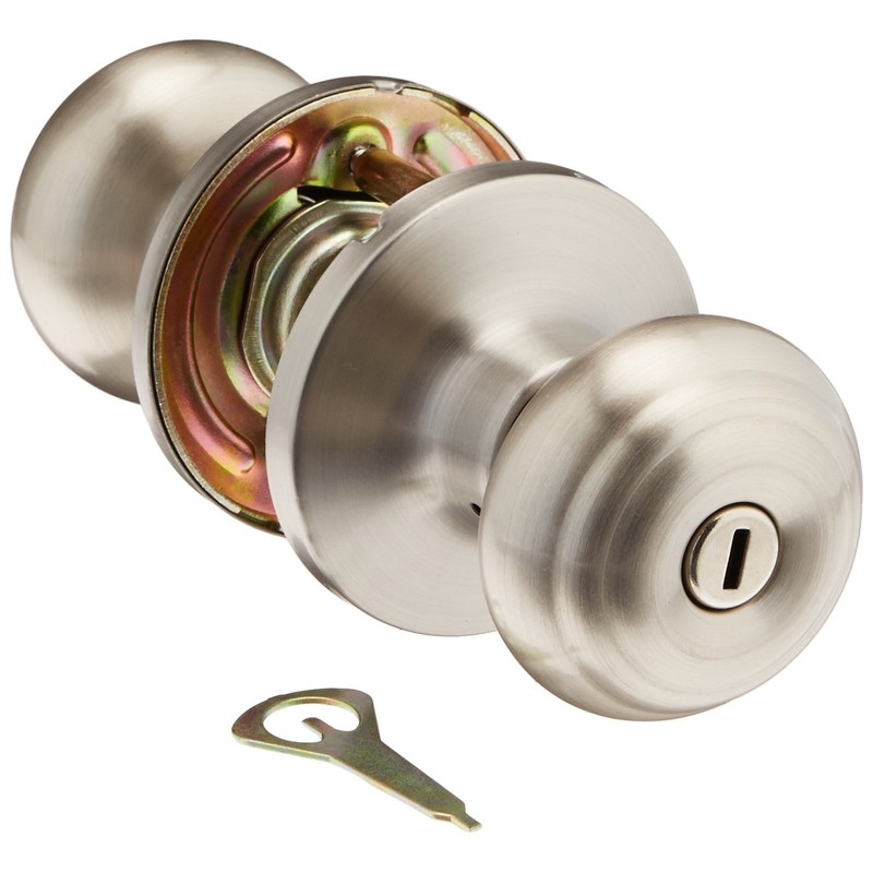 Honeywell 8101302 Classic Privacy Door Knob, Satin Nickel
