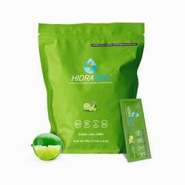Hidra2go, Electrolitos Sin Azucar, Con Vitamina C, Complejo B, Magnesio Y Potasio, Bolsa Con 20 Sobres, Sabor Lima Limon