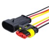 Male and Female Waterproof Connector Set for AMP Superseal 1.5mm