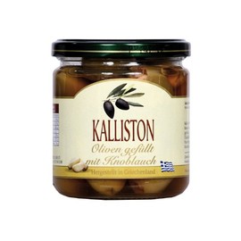 Kalliston - Greek Green Halkidiki Olives Filled with Garlic - 8101044 - 380 g