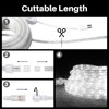 33ft/10m LED Rope Lights, Cool White Rope Light Outside, Waterproof