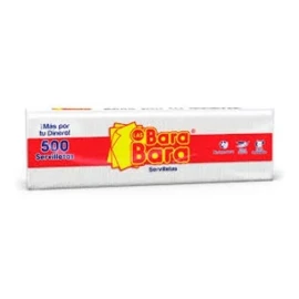 Naliplastic 500 Servilletas Papel Desechable Blanca Bara Bara Facturamos