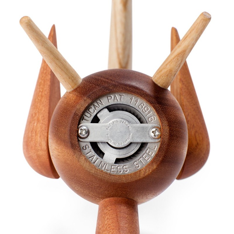 Pepperbird Pepper Mill with Ceramic Grinder, Pepper Bird, Tucan, Designer: