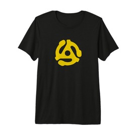 45 RPM Yellow Recording Adapter Premium Tri-blend T-Shirt