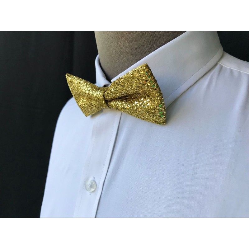 Cloud Rack Bow Tie Shiny Golden