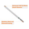 sourcing map 6pcs 100-120 Grits Diamond Grinding Bit 2mm Cylinder
