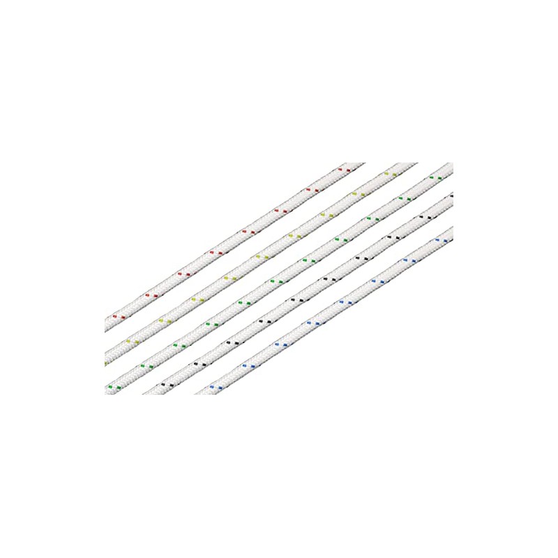 Hummelt® Schot Rope Polyester Rope 6 mm 25 m White/Blue