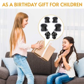 Knee Pads for Kids - Adjustable Toddler Knee Pads Set of 6 | Multipurpose Protective Gear for Children Boys Girls Aged 5-13 Years Old