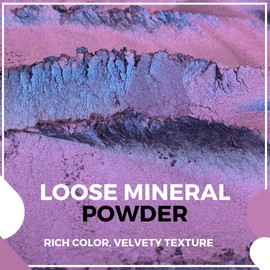 Concrete Minerals MultiChrome Eyeshadow, Intense Color Shifting, Longer-Lasting With No Creasing, 100% Vegan and Cruelty Free, Handmade in USA, 1.5 Grams Loose Mineral Powder (Voodoo Dolly)