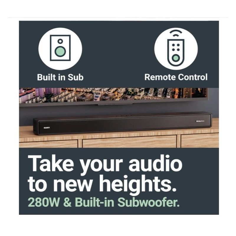 Majority Dolby Atmos Soundbar for TV, Bluetooth Wireless Sound Bar