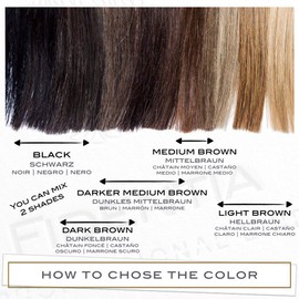 Fidentia Hair Concealer Hair Thickening Hair Powder for Hair Roots / Grey Cover, 12 g 12g