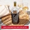 Vacu Vin Rapid Ice Wine Cooler - Black