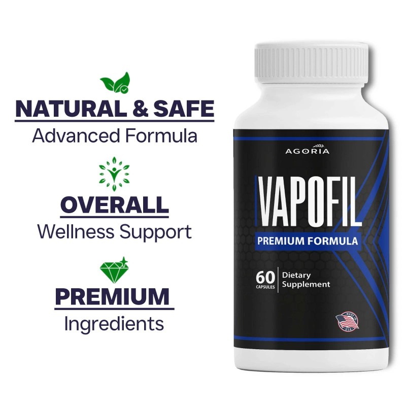 (6 Pack) Vapofil Advanced Male Pills Vapo Fil Formula Supplement