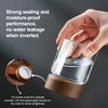 Patoper Glass Spice jars Glass Jars with Screw Lid 5