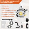 Grillix Carburetor Kit, Ms 180 170 C1Q-S57 017 018 1130-1