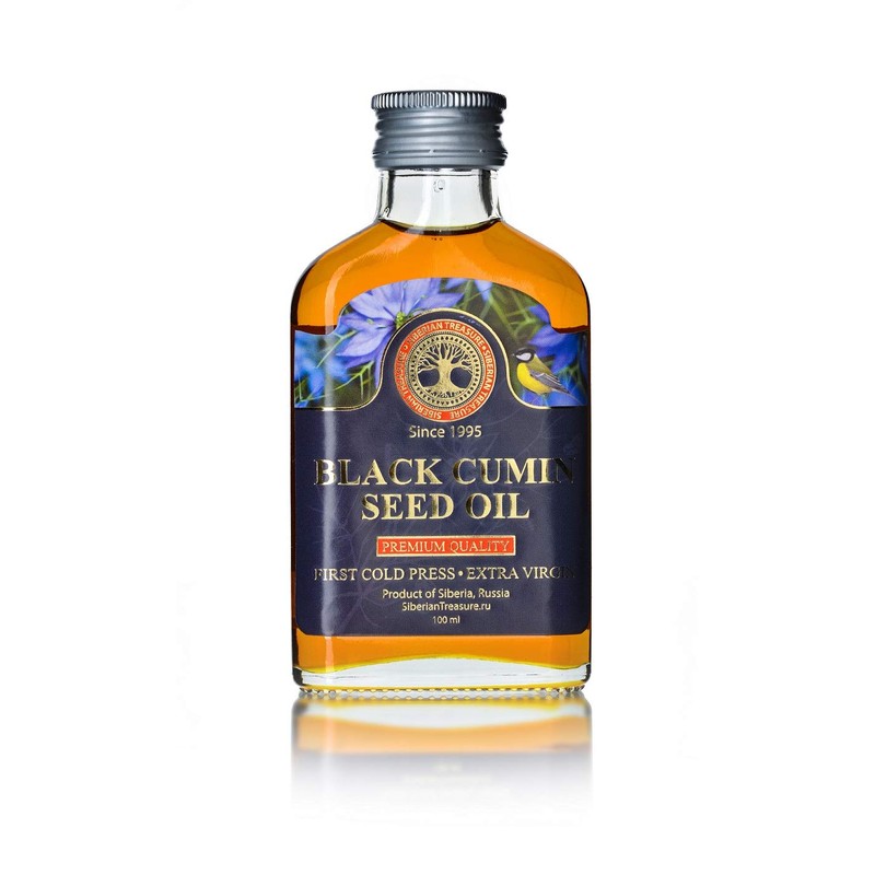 Siberian Black Cumin Seed Oil 100 Ml, Premium Quality, Extra