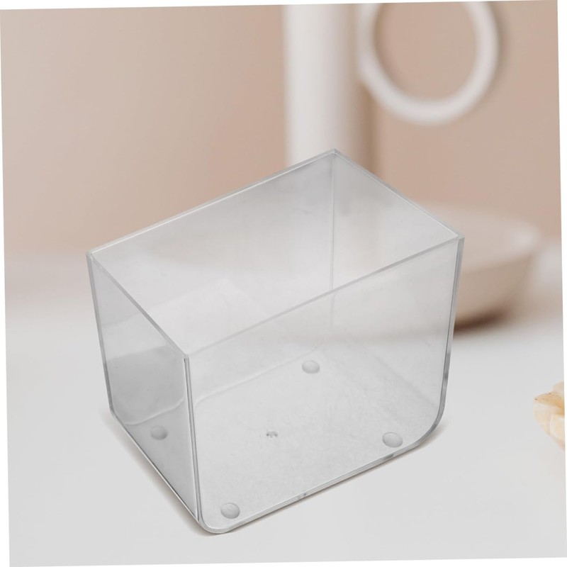 Zerodeko 2Pcs Open Top Aquarium Compact Fish Tank for Goldfish