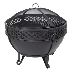 Pleasant Hearth OFW003R fire Pit, Black