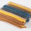 QCCAN 30 Values 1% Resistor Kit Assortment, 1/4W 10 Ohm-1M