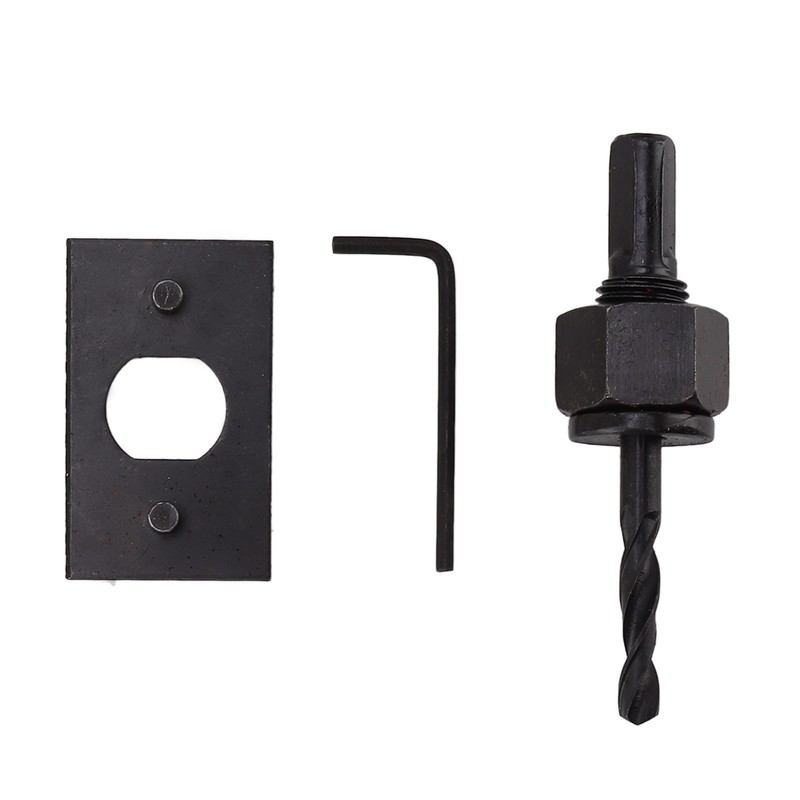 8 Piece Set Hole Saw Center Drill Bit Cutting Hole