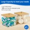 Hudgan 4 Pack Laundry Room Organization, Large Capacity Laundry Pods