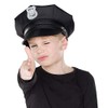 Rubie's Police Cap Child Black Accessory Police Costume Carnival