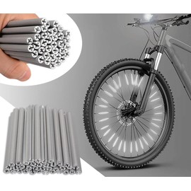 KINDOYO Spoke Reflectors Pack of 72 - Bicycle Spoke Reflectors, 360° Reflectors, Bicycle Visibility Reflectors, Bicycle Accessories, Cat Eye Reflectors, Bicycle Spokes