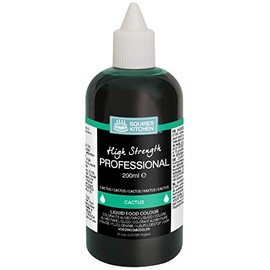 Squires Kitchen Cactus Green Professional Edible Food Colouring Liquid 200ml