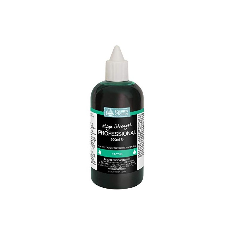Squires Kitchen Cactus Green Professional Edible Food Colouring Liquid 200ml