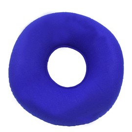 Blue Folding Inflatable Portable Ring Seat Pillow Cushion, Relieves Pain from Hemorrhoids,Tailbone and Coccyx, Bed Sores, Perineal Pain, Sciatica Post Child Birth